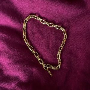 Vintage Donna Karan gold tone choker